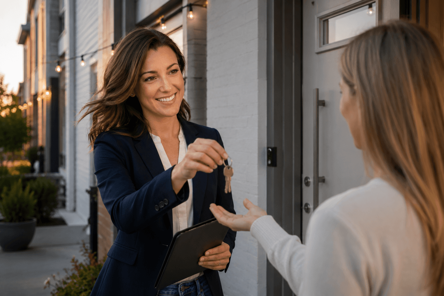 Handing over the keys